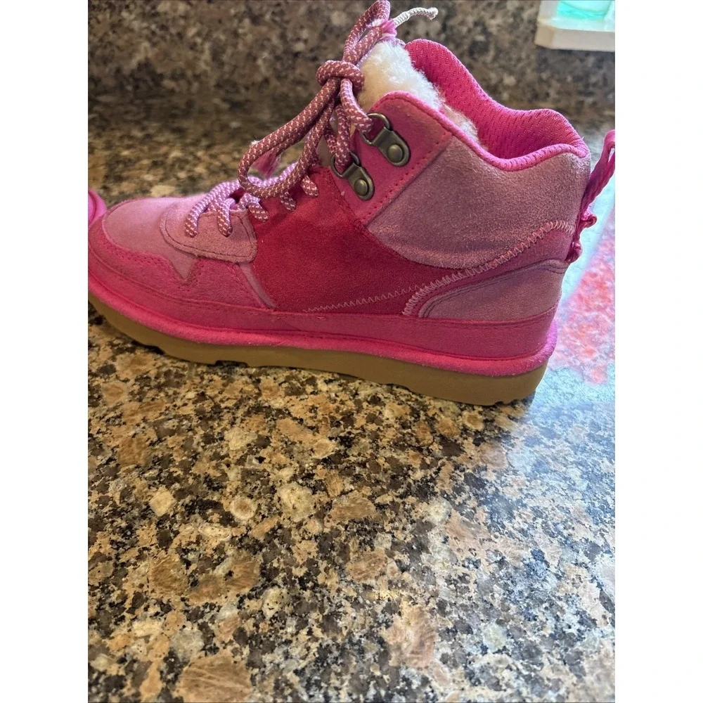 UGG Highland Hi Heritage Boots Pink Raspberry Sorbet 1134550K Kids 3 Women 5